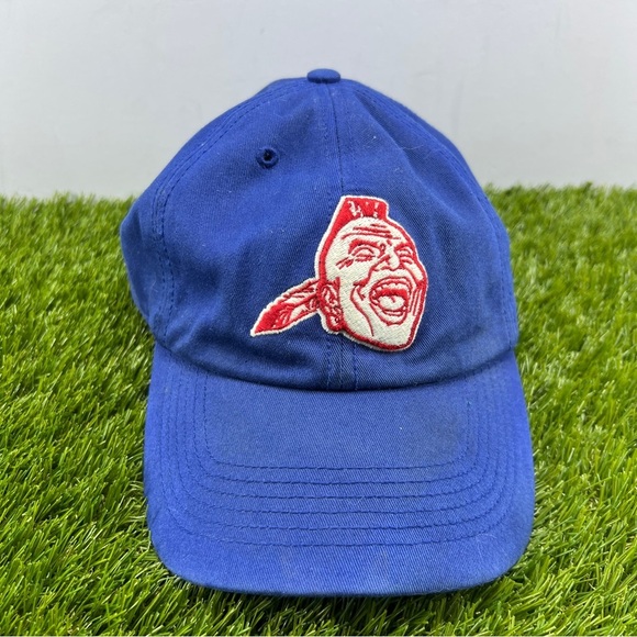 '47 Franchise Atlanta Braves Chief Noc-A-Homa Banned Logo Fitted Medium Dad Hat - Picture 3 of 9